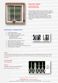 Download Bifold Rolfe Industrial doors Technical Data Sheet