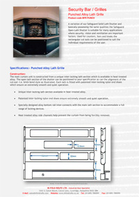 Click to download our Technical Data Sheet Download Bifold Rolfe Industrial doors Technical Data Sheet