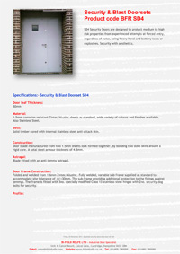 Download Bifold Rolfe Industrial doors Technical Data Sheet